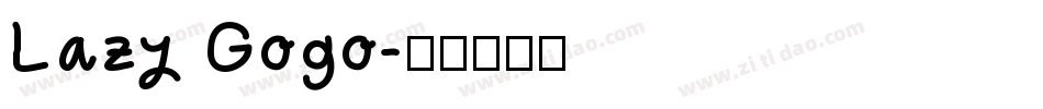 Lazy Gogo字体转换